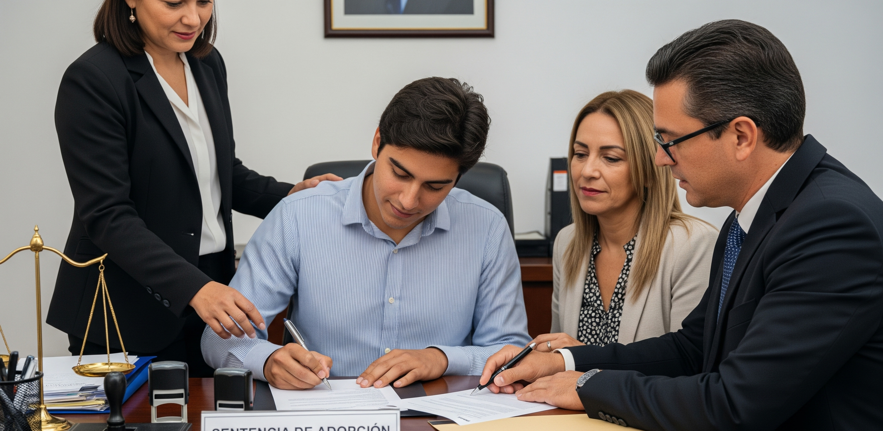 ¿Sigo teniendo deberes legales con mis padres biológicos después de haber sido adoptado?